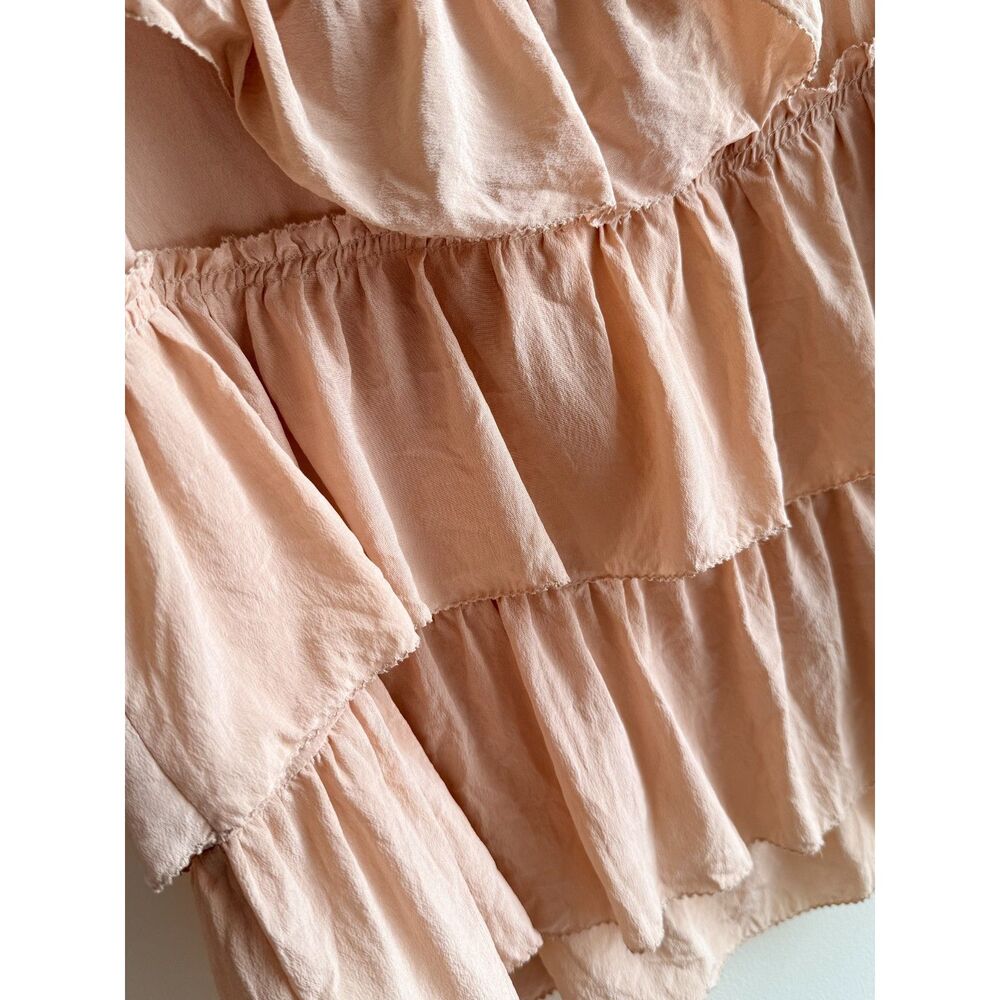 Ethereal Silk & lace embellished mini dress - S - Picture 4 of 6